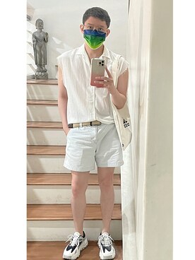 「shorts」｜Martin Bravoさん（メンズ・175cm）の秋コーディネート