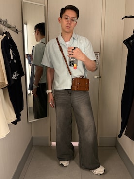 「On（オン）のアイテム」を使った、Martin Bravoさん（メンズ・175cm）の冬コーディネート