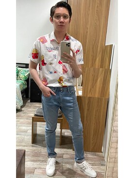 Zara ザラ のデニムパンツを使ったメンズ人気ファッションコーディネート Wear