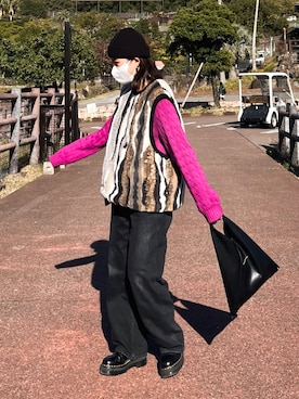 「MM6 Maison Margiela（ｴﾑｴﾑｼｯｸｽ ﾒｿﾞﾝ ﾏﾙｼﾞｪﾗ）のアイテム」を使った、想さん（骨格ナチュラル・レディース・160cm）の秋コーディネート