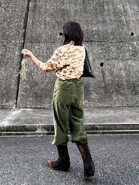 「MM6 Maison Margiela（ｴﾑｴﾑｼｯｸｽ ﾒｿﾞﾝ ﾏﾙｼﾞｪﾗ）のアイテム」を使った、想さん（骨格ナチュラル・レディース・160cm）の秋コーディネート
