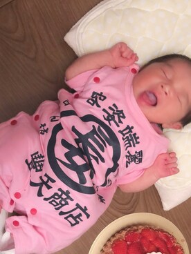 「豊天商店（ブーデンショウテン）のアイテム」を使った、yuchan (相互フォロー)さん（キッズ・100cm）の秋コーディネート