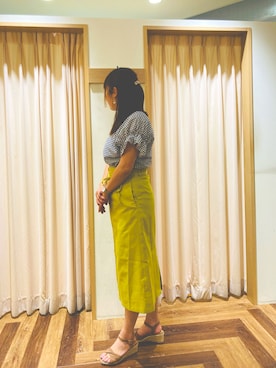 「Te chichi TERRASSE（テチチテラス）のアイテム（アクセサリー）」を使った、TOMOKOさん（レディース・163cm）の夏コーディネート