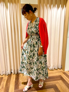 「Te chichi TERRASSE（テチチテラス）のアイテム（アクセサリー）」を使った、TOMOKOさん（レディース・163cm）の春コーディネート
