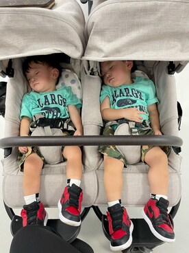 liltwins25さん（キッズ・90cm）の秋コーディネート