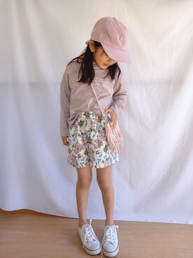「H&M（エイチ・アンド・エム）のアイテム（バッグ）」を使った、eratantanmenさん（キッズ・120cm）の春コーディネート