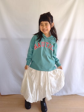「ZOZOKIDSDAY」｜「アイテム（ブーツ）」を使った、eratantanmenさん（キッズ・120cm）の春コーディネート