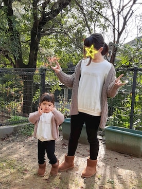 eratantanmenさん（キッズ・100cm）の冬コーディネート