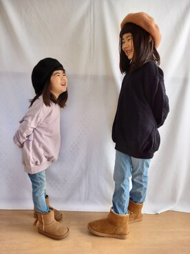 「お揃い」｜「アイテム（その他）」を使った、eratantanmenさん（キッズ・120cm）の冬コーディネート