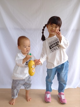 「アイテム（その他）」を使った、eratantanmenさん（キッズ・100cm）の春コーディネート