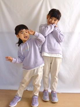 「SKECHERS（スケッチャーズ）のアイテム」を使った、eratantanmenさん（キッズ・120cm）の冬コーディネート
