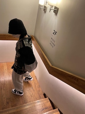 「FEKETE（フェケテ）のアイテム（帽子）」を使った、芋の助さん（レディース・153cm）の秋コーディネート