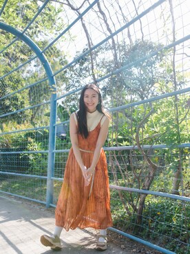 「initial（イニシャル）のアイテム（シューズ）」を使った、syzygyさん（レディース・168cm）の春コーディネート