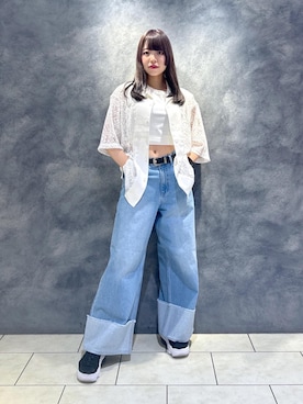 「JUNRED（ジュンレッド）のアイテム」を使った、ぜんさん（レディース・163cm）の夏コーディネート