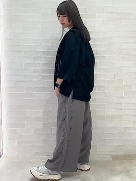 「JUNRED（ジュンレッド）のアイテム」を使った、ぜんさん（レディース・163cm）の春コーディネート