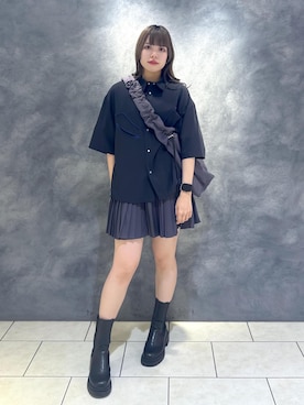 「JUNRED（ジュンレッド）のアイテム（アクセサリー）」を使った、ぜんさん（レディース・163cm）の夏コーディネート