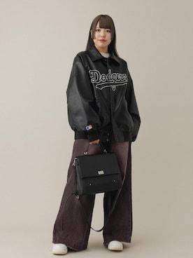 「アイテム（ブルゾン）」を使った、ぜんさん（レディース・163cm・20代）の秋コーディネート