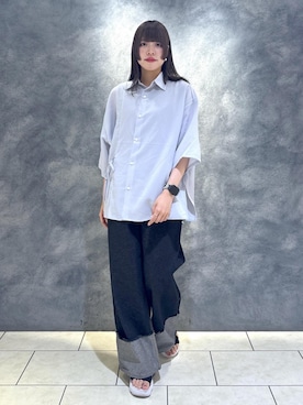 「JUNRED（ジュンレッド）のアイテム」を使った、ぜんさん（レディース・163cm）の夏コーディネート