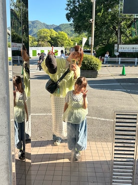 「duei（デュイ）のアイテム」を使った、まーさんさん（レディース・162cm）の春コーディネート
