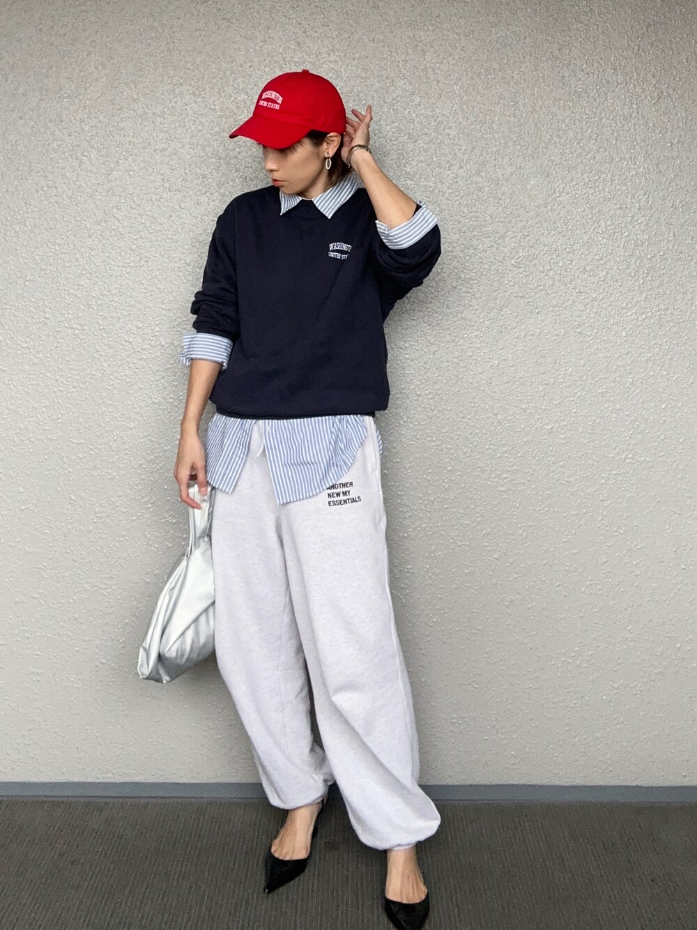 chimmy様 C5071 スウェット×ロゴカットソー×パンツコーデ chimmy様 C5071 スウェット×ロゴカットソー×パンツコーデ chimmy様