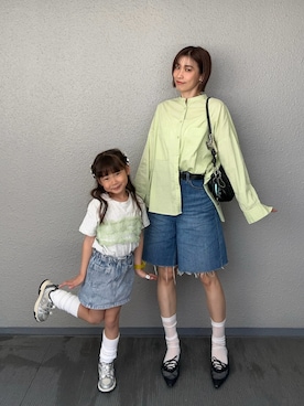 「ISOOK（アイスー）のアイテム」を使った、まーさんさん（レディース・162cm）の春コーディネート