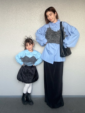 「p.premier（ピードットプルミエ）のアイテム」を使った、まーさんさん（レディース・162cm）の冬コーディネート