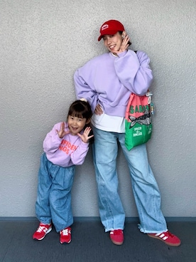 「BREEZE（ブリーズ）のアイテム」を使った、まーさんさん（レディース・162cm）の春コーディネート