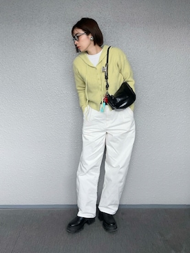 「duei（デュイ）のアイテム」を使った、まーさんさん（レディース・162cm）の冬コーディネート