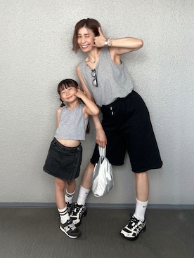 「hellam（へラム）のアイテム」を使った、まーさんさん（レディース・162cm）の夏コーディネート
