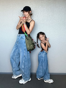 「HANNE（アン）のアイテム」を使った、まーさんさん（骨格ナチュラル・レディース・162cm）の夏コーディネート