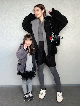 「アイテム（レッグウェア）」を使った、まーさんさん（レディース・162cm）の冬コーディネート