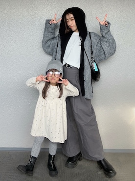 「アイテム（タイツ/ストッキング）」を使った、まーさんさん（レディース・162cm）の秋コーディネート