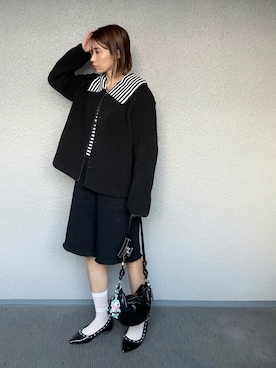 「アイテム（パンプス）」を使った、まーさんさん（レディース・162cm）の秋コーディネート