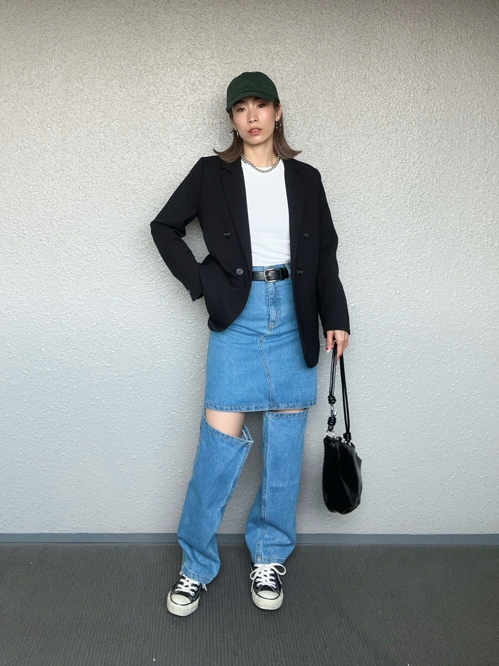 maisonspecial ももスリットデニム MAISON SPECIAL（メゾンスペシャル）の「ももスリットデニム
