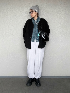 「chuclla（チュクラ）のアイテム」を使った、まーさんさん（レディース・162cm）の秋コーディネート