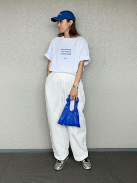 「CANAL JEAN（キャナルジーン）のアイテム」を使った、まーさんさん（レディース・162cm）の夏コーディネート