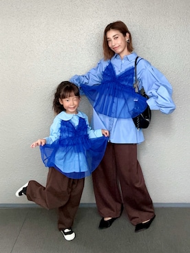 「chuclla（チュクラ）のアイテム」を使った、まーさんさん（レディース・162cm）の秋コーディネート