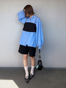 「アイテム（その他トップス）」を使った、まーさんさん（レディース・162cm）の秋コーディネート