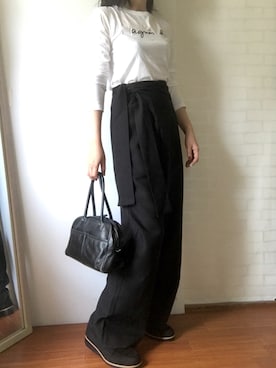 aさん（骨格ウェーブ・レディース・158cm）の秋コーディネート