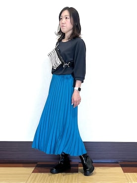 「ブーツコーデ」｜「アイテム（その他）」を使った、yuuさん（レディース・161cm）の秋コーディネート