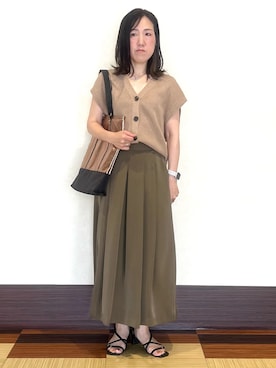 「GALLEST」｜yuuさん（レディース・161cm）の秋コーディネート