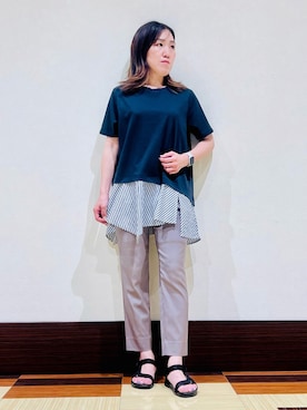 yuuさん(レディース・161cm)の夏コーディネート