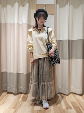 「リトルミイ」｜しばちゃんさん（レディース・156cm）の秋コーディネート