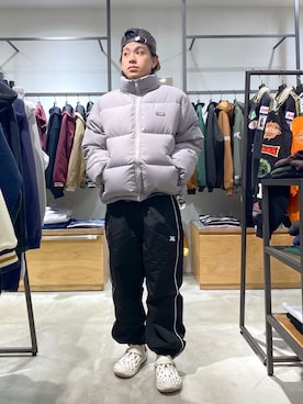 「XLARGE（エクストララージ）のアイテム（その他アウター）」を使った、宮田和正さん（メンズ・165cm）の秋コーディネート
