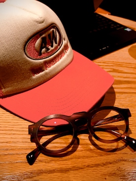 「A&W（エンダー）のアイテム」を使った、zomiaさん（メンズ・172cm）の冬コーディネート