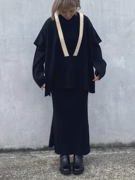 「A de a.v.v（アードアー・ヴェ・ヴェ）のアイテム」を使った、mintpinkさん（レディース・158cm）の冬コーディネート