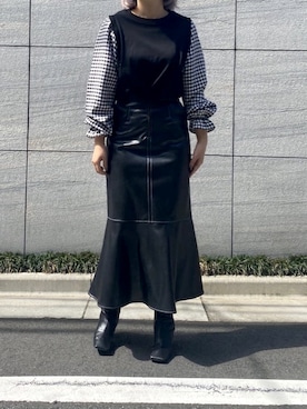 「A de a.v.v（アードアー・ヴェ・ヴェ）のアイテム」を使った、mintpinkさん（レディース・158cm）の冬コーディネート