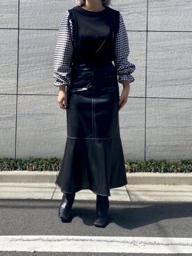 「A de a.v.v（アードアー・ヴェ・ヴェ）のアイテム」を使った、mintpinkさん（レディース・158cm）の春コーディネート