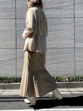 「A de a.v.v（アードアー・ヴェ・ヴェ）のアイテム」を使った、mintpinkさん（レディース・158cm）の春コーディネート