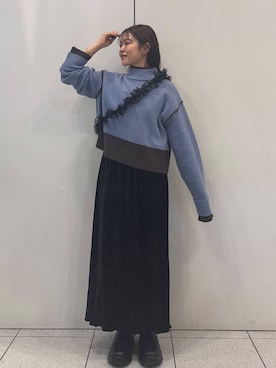 ことさん（レディース・155cm）の冬コーディネート